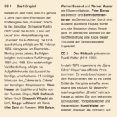 Ein Ruesser-Textauszug des Booklets